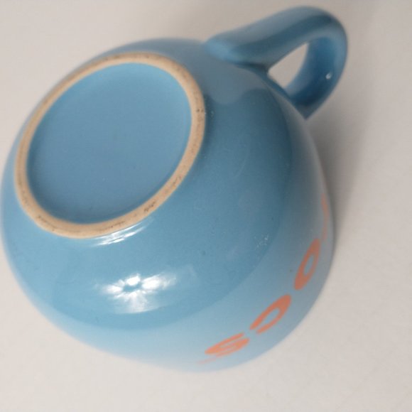 Crocs Light Blue Promotional Mug/Bowl Alligator On Front Great Condition - Picture 6 of 7